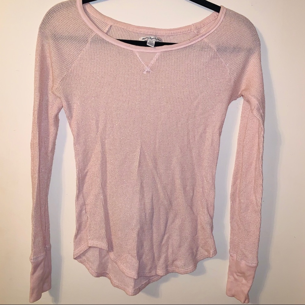 American Eagle Waffle Top